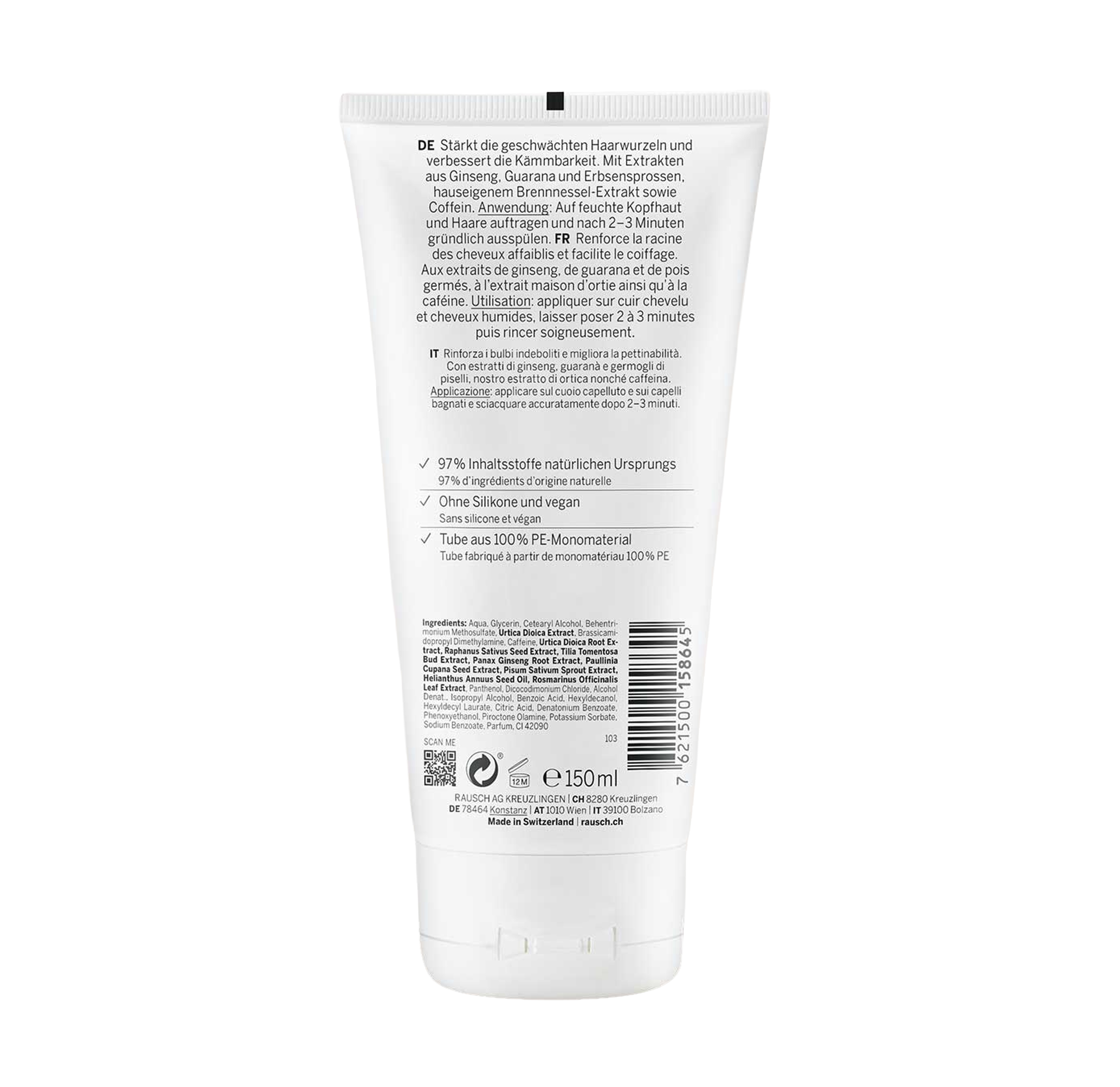Coffein-Conditioner mit Ginseng 200ml Rausch