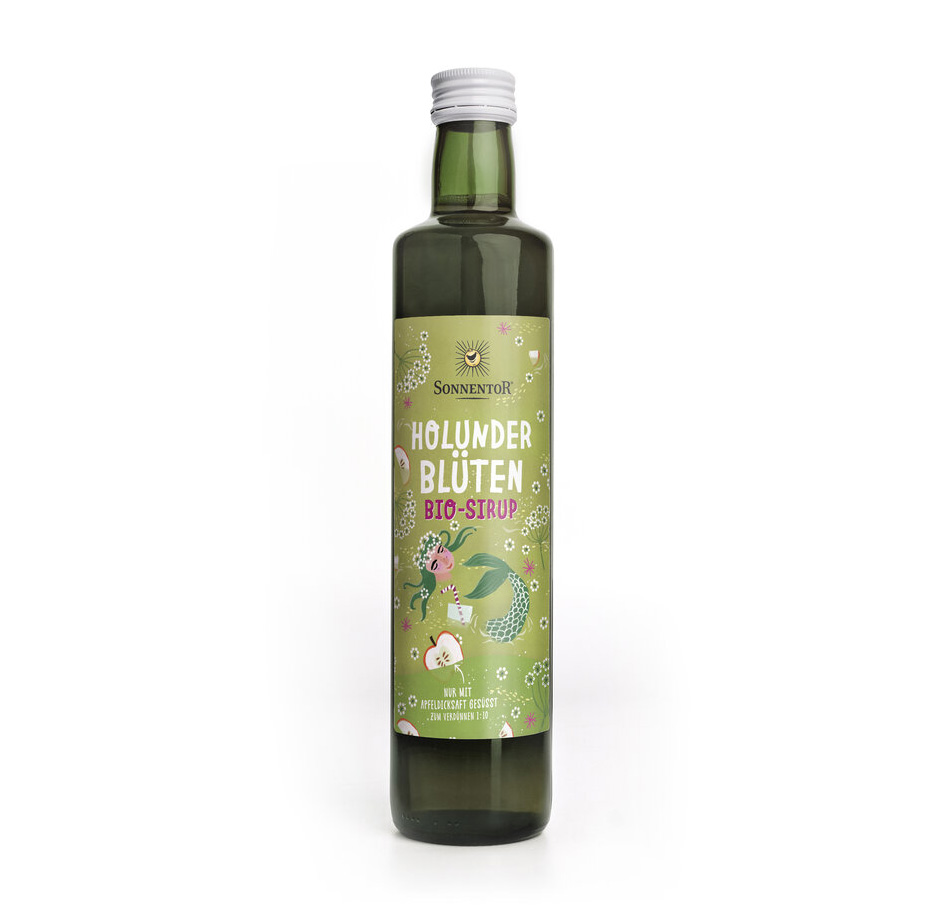 Bio Holunderblüten Sirup 500ml Sonnentor Bio Holunderblüten Sirup 500ml Sonnentor