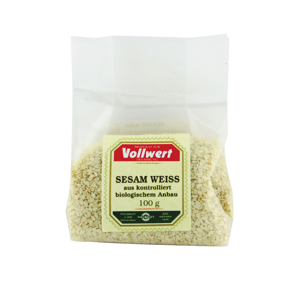 Sesam weiß Bio 100g Vollkraft