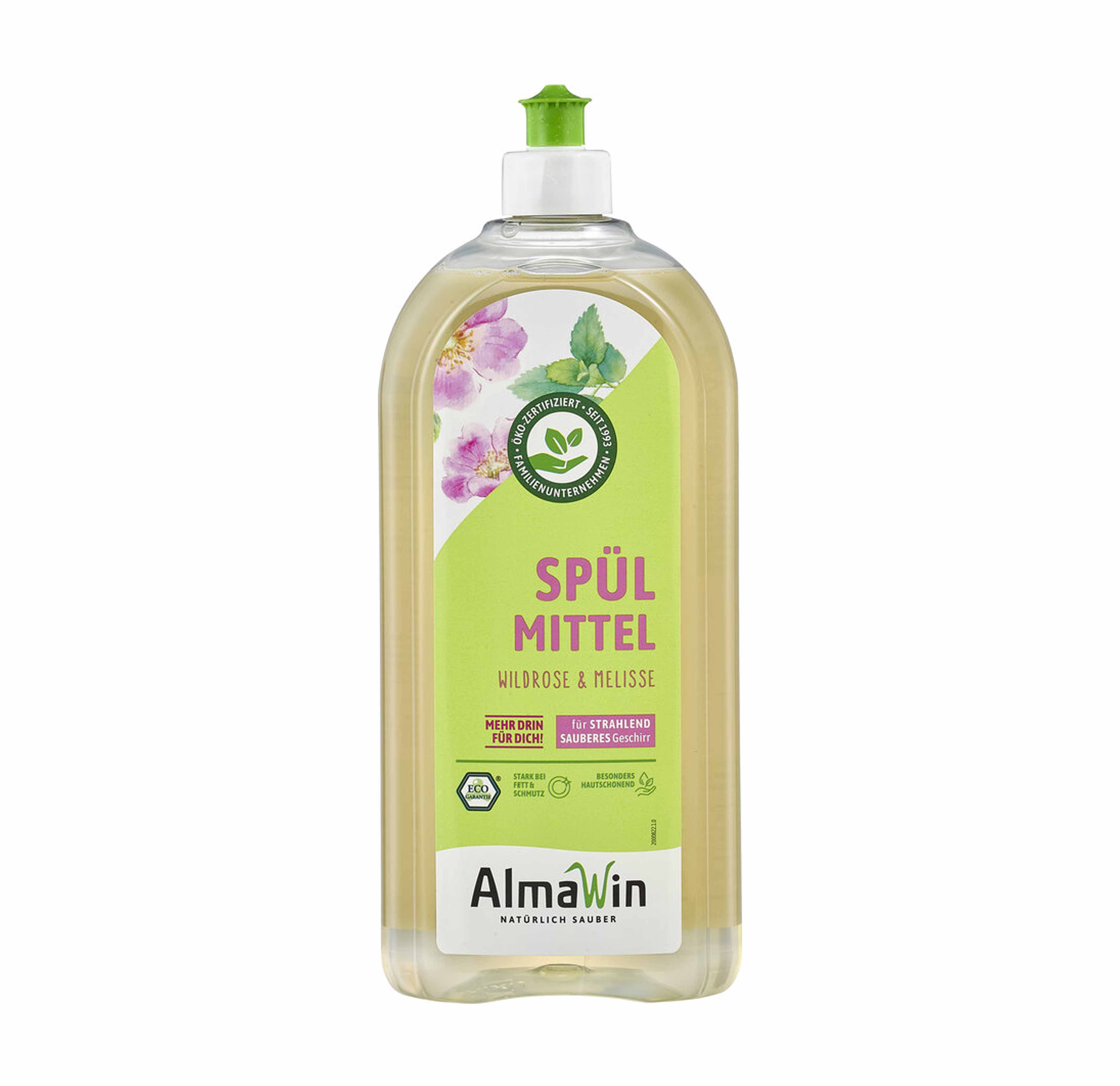 Spülmittel Wildrose Melisse 1L AlmaWin