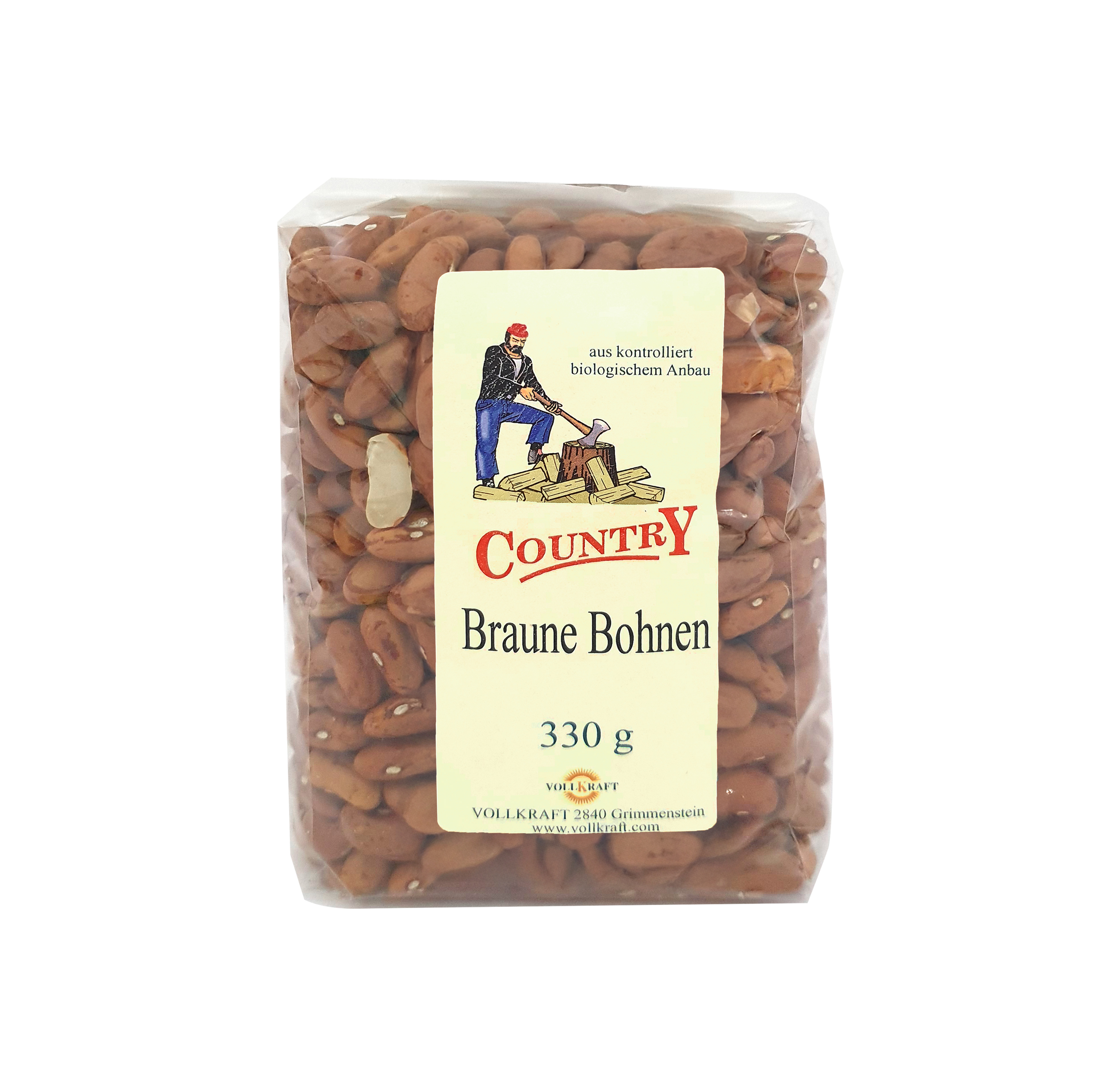 Braune Bohnen Bio 330g Vollkraft Braune Bohnen Bio 330g Vollkraft