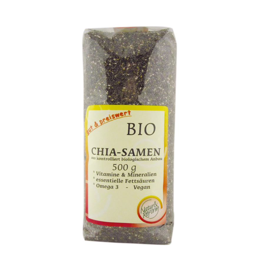 Chiasamen Bio 500g  Natur & Reform Chiasamen Bio 500g  Natur & Reform