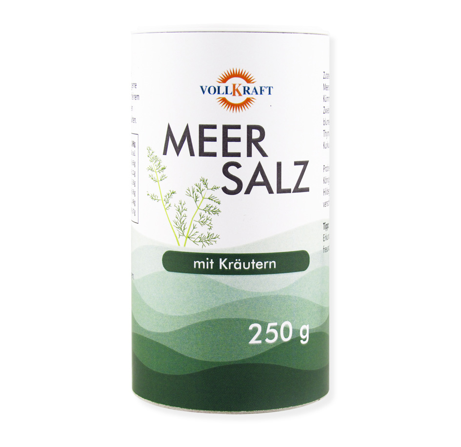 Kräutersalz Streudose 250g Vollkraft