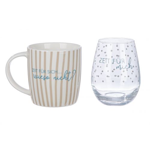 Living Trinkglas und Tasse 1 Set Gilde Living Trinkglas und Tasse 1 Set Gilde