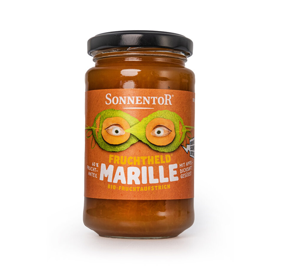 Fruchtaufstrich Fruchtheld Marille Bio 250g Sonnentor