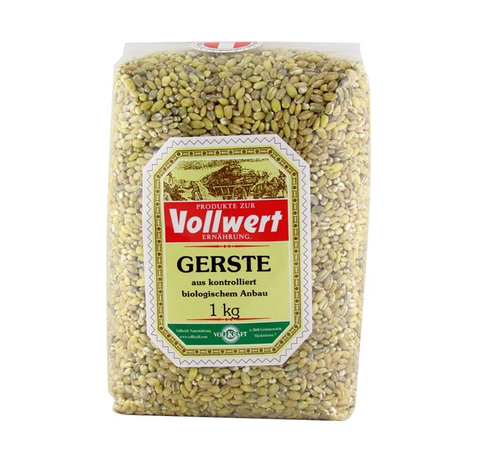 Gerste Bio 1KG Vollkraft