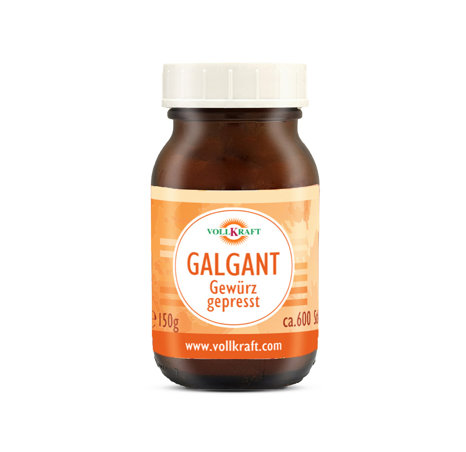 Galgant gepresst ca. 600 Stk./150g Vollkraft Galgant gepresst ca. 600 Stk./150g Vollkraft