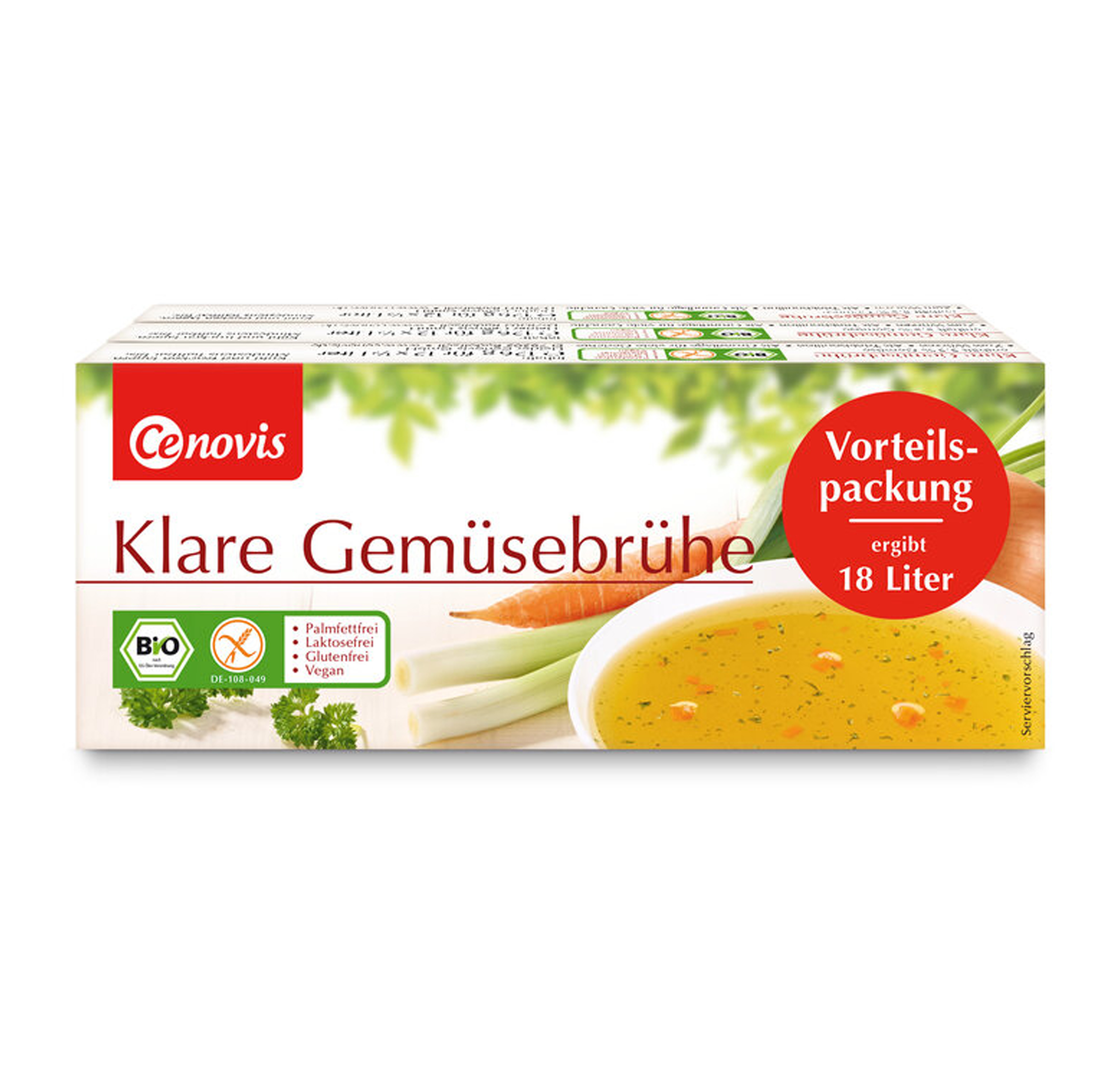 Gemüsebrühwürfel klar Bio 3x126g Cenovis  Gemüsebrühwürfel klar Bio 3x126g Cenovis