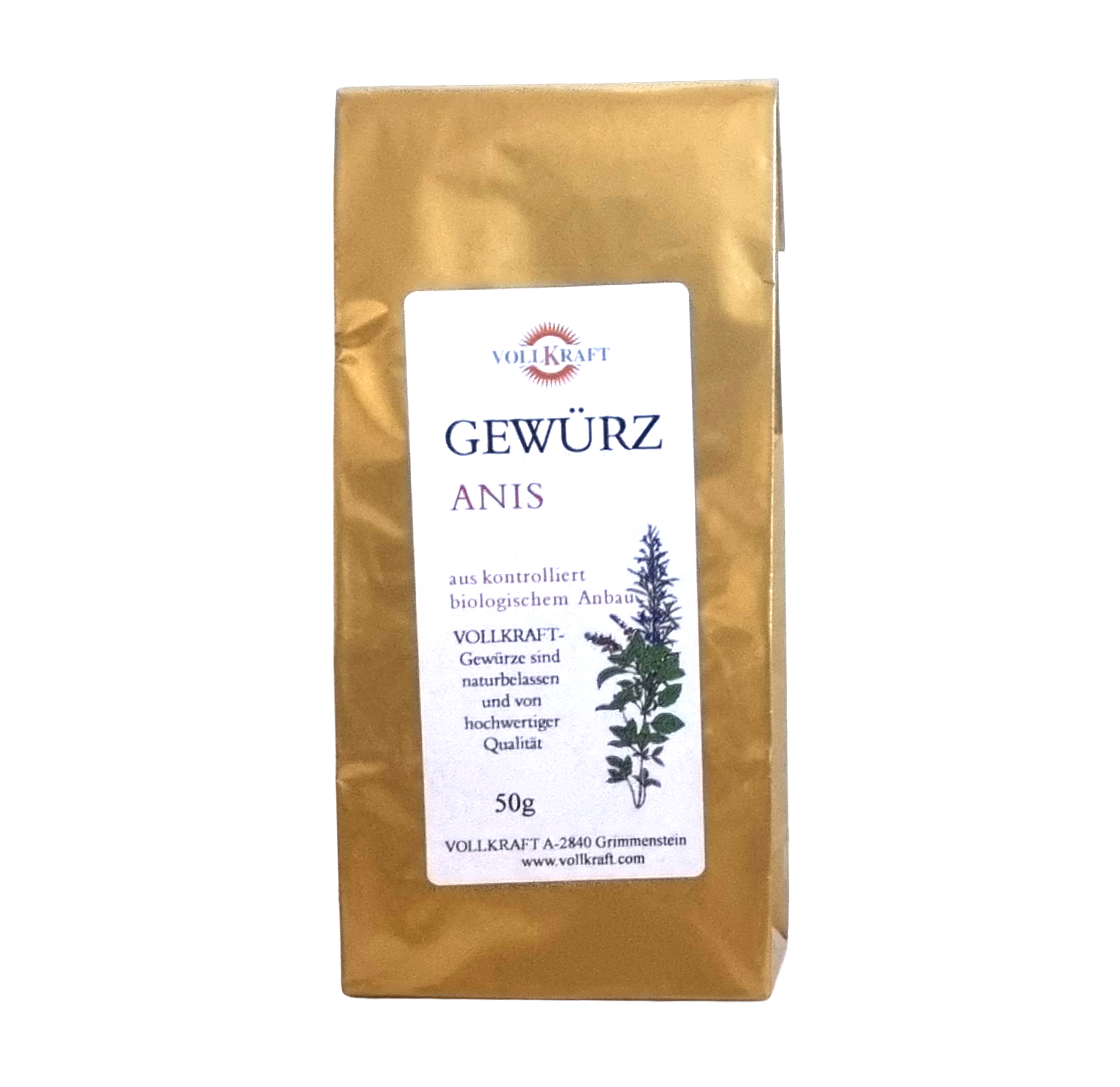 Anis ganz Bio 50g Vollkraft