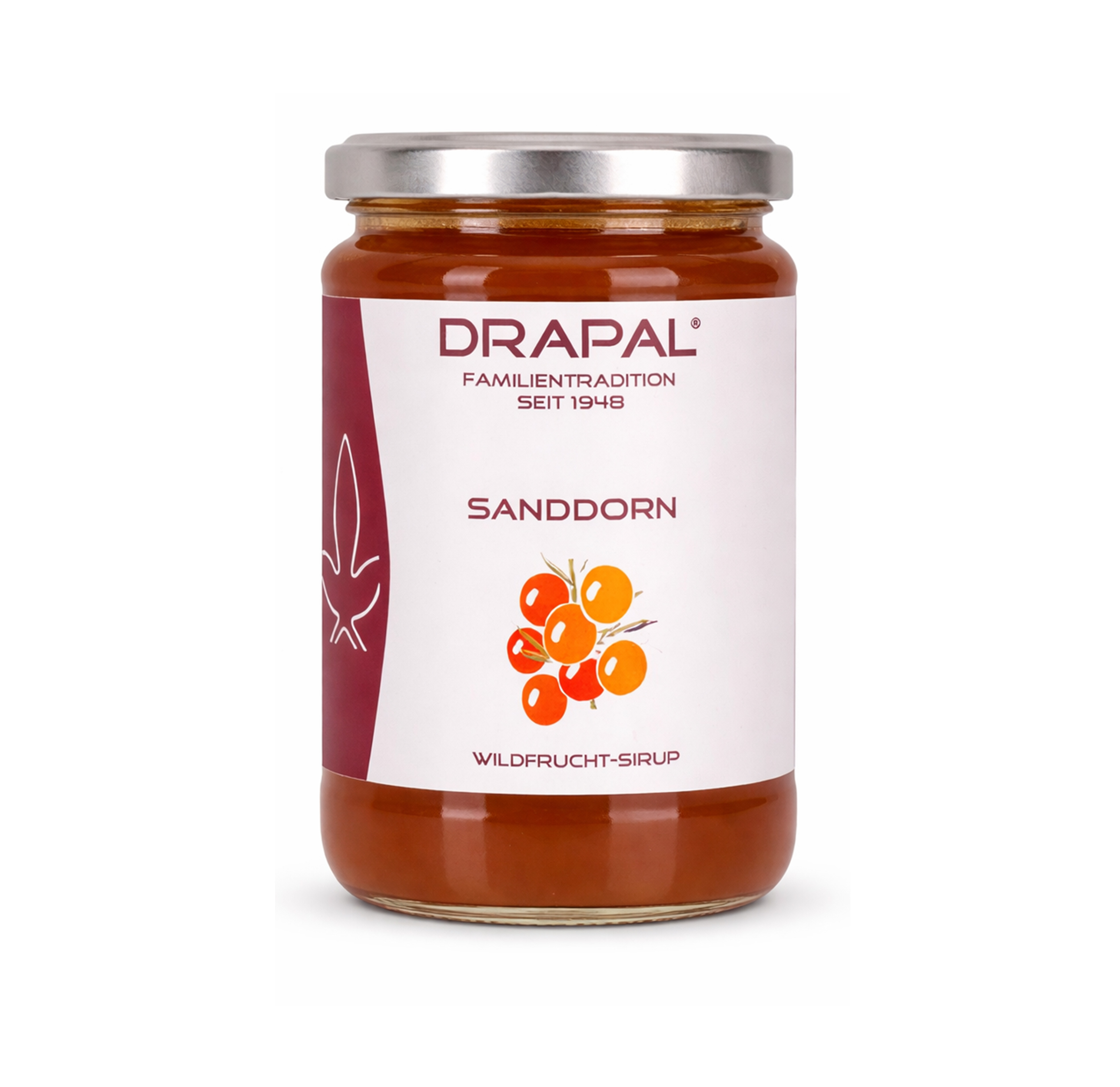 Sanddorn Sirup 450g  Drapal