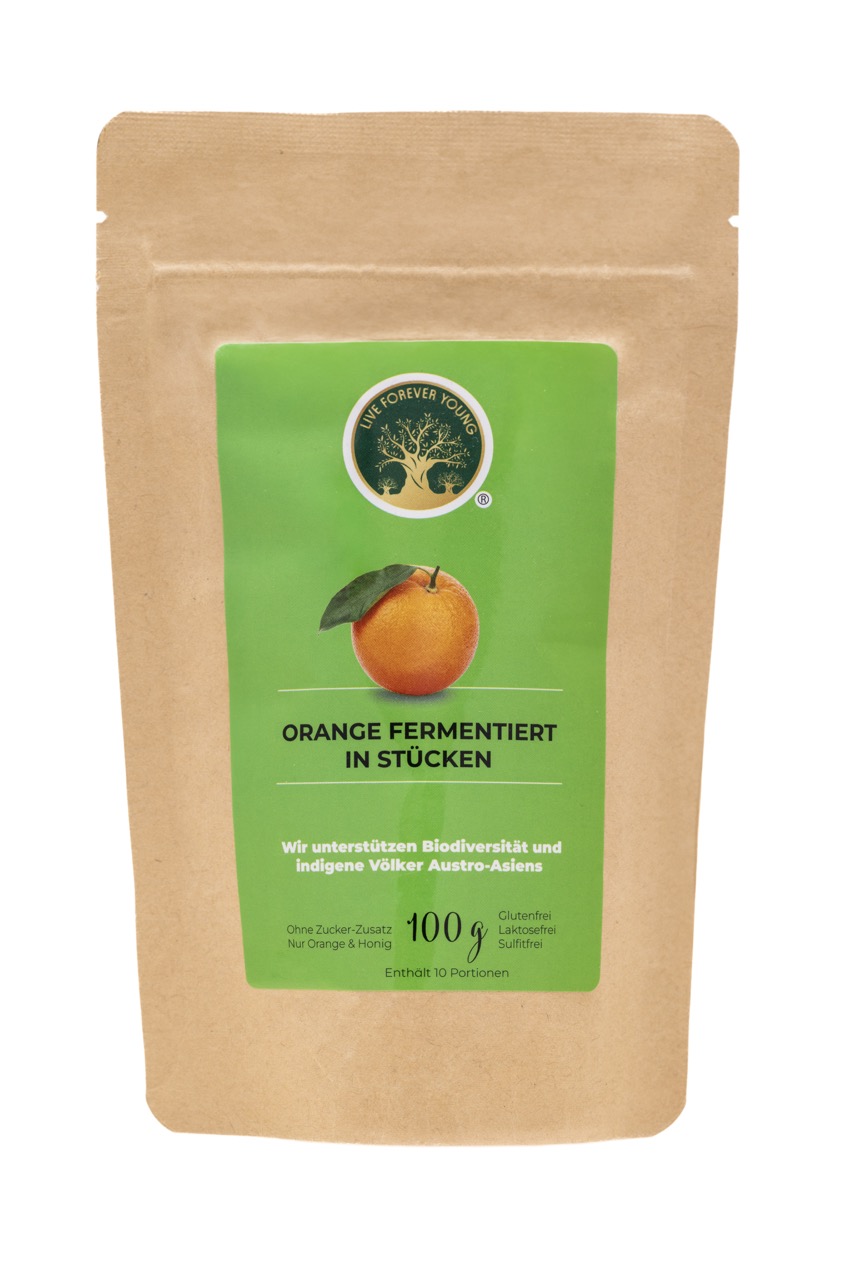 Fermentierte Orange 100g Live Forever Young Institute 
