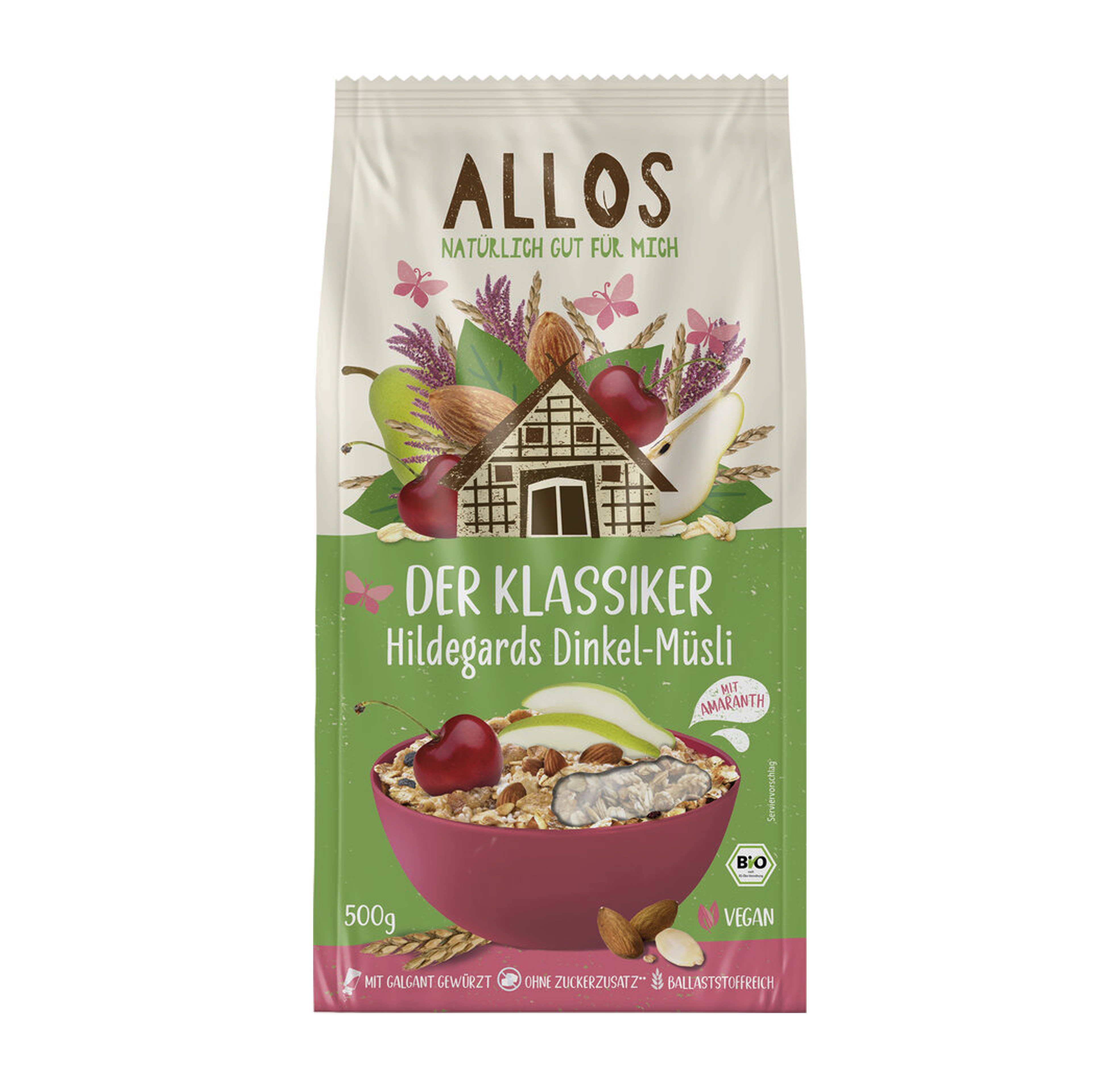 Hildegards Dinkel Müsli Bio Der Klassiker 500g Allos