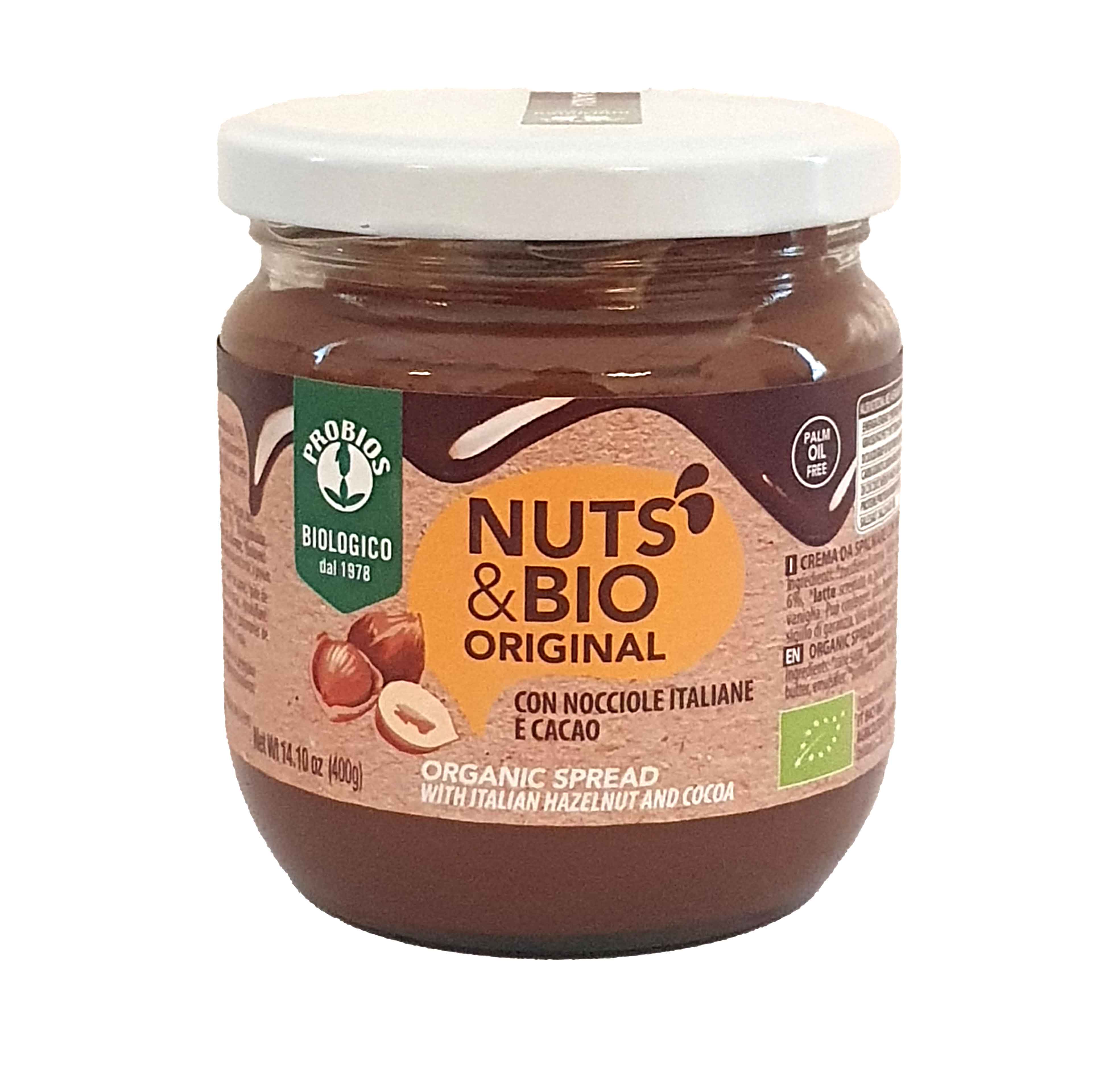# Nuts & Bio Haselnussaufstrich Bio 400g Probios