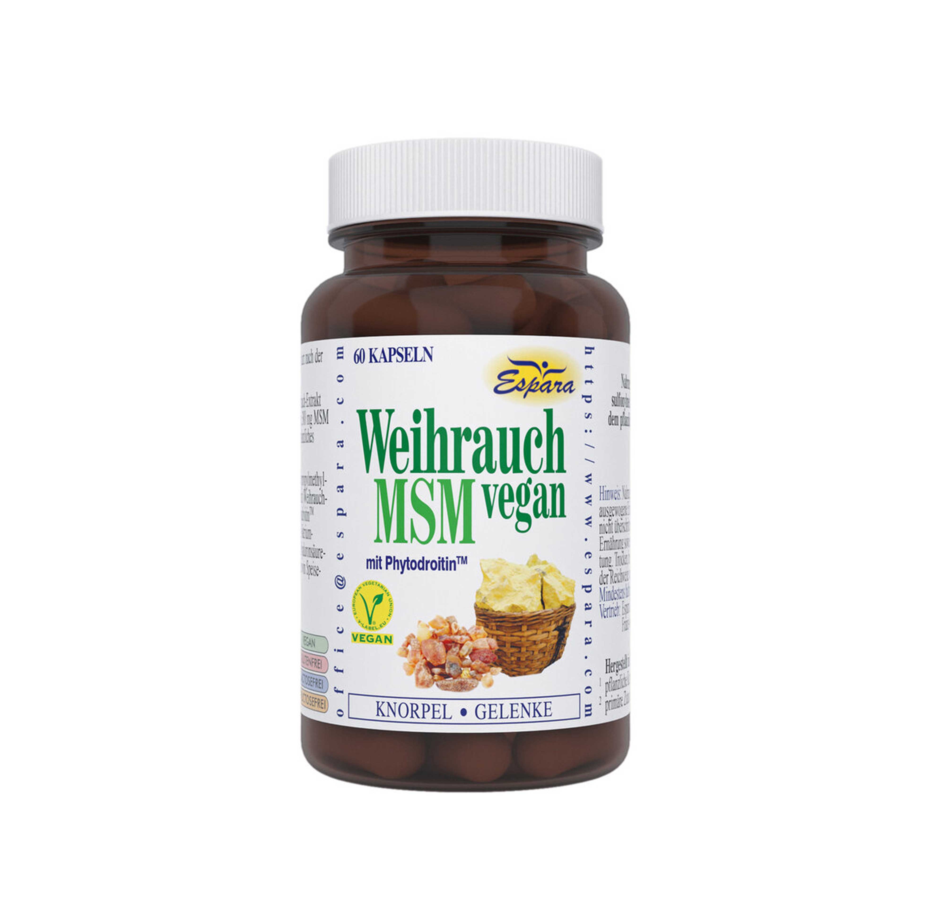 Weihrauch-MSM Kapseln 60 Stück Espara   Weihrauch-MSM Kapseln 60 Stück Espara