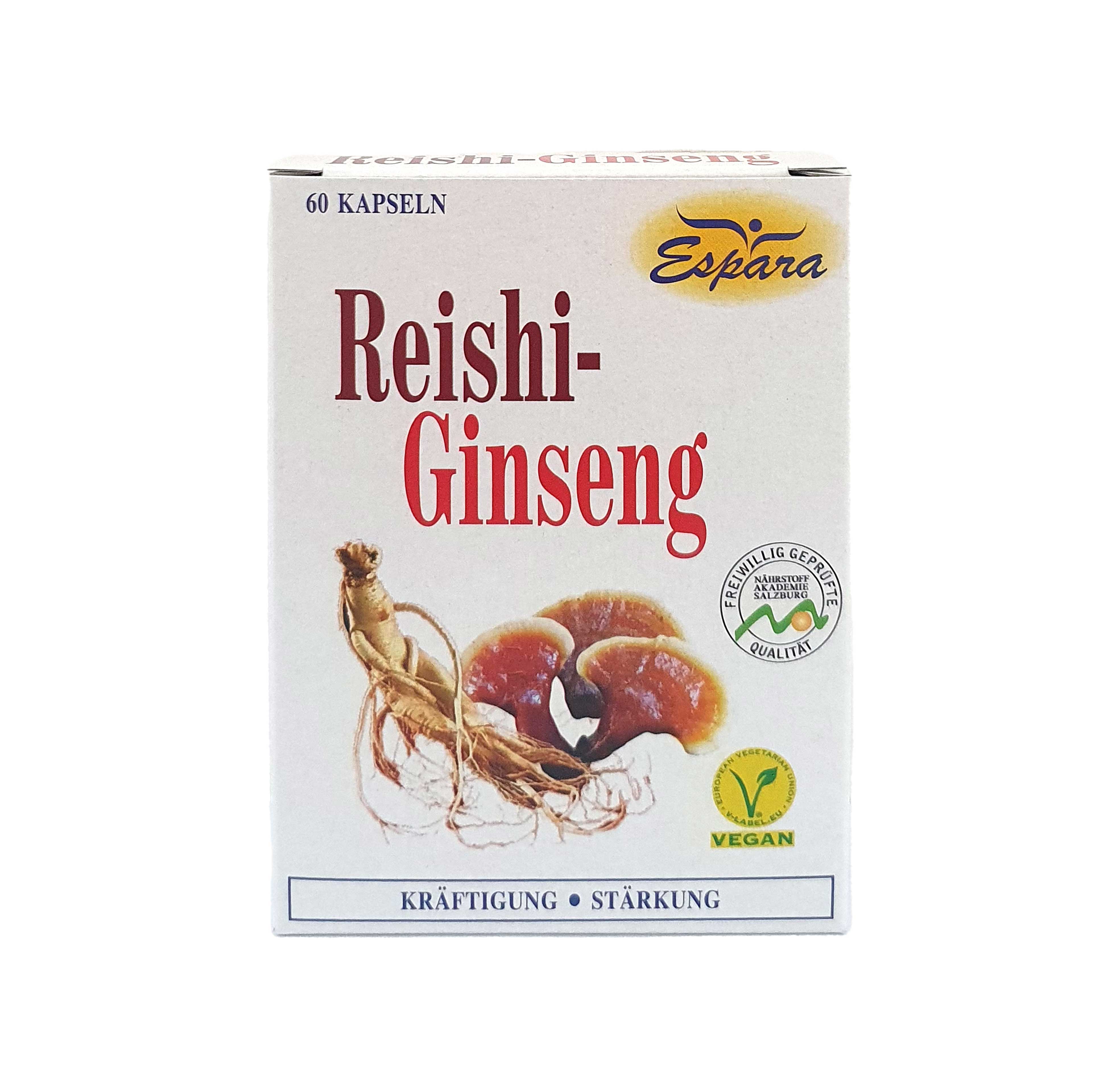   Reishi-Ginseng Kapseln 60 Stück Espara 