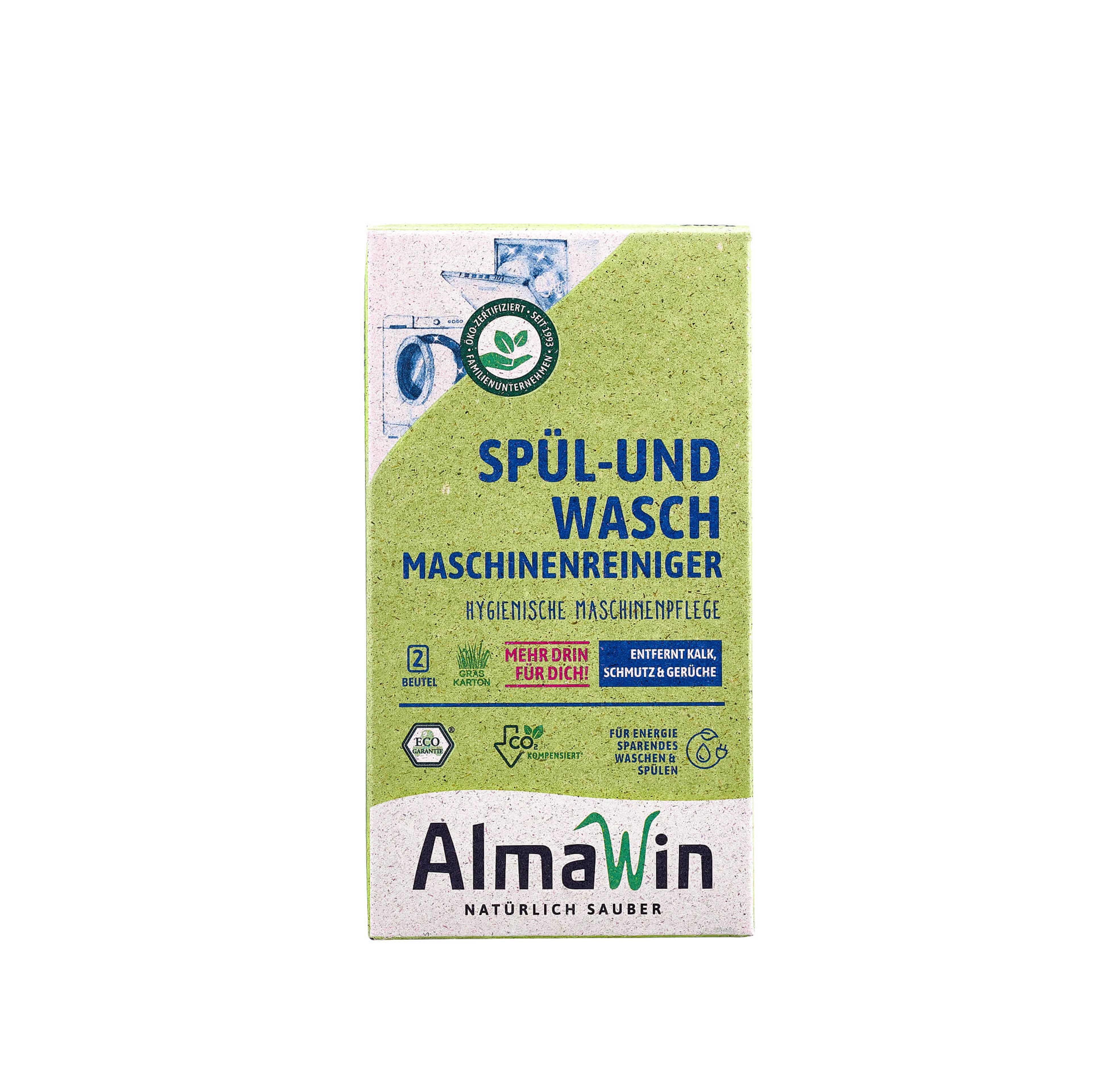 Geschirrspühler + Waschmaschine Reiniger  2x100g AlmaWin  Geschirrspühler + Waschmaschine Reiniger  2x100g AlmaWin
