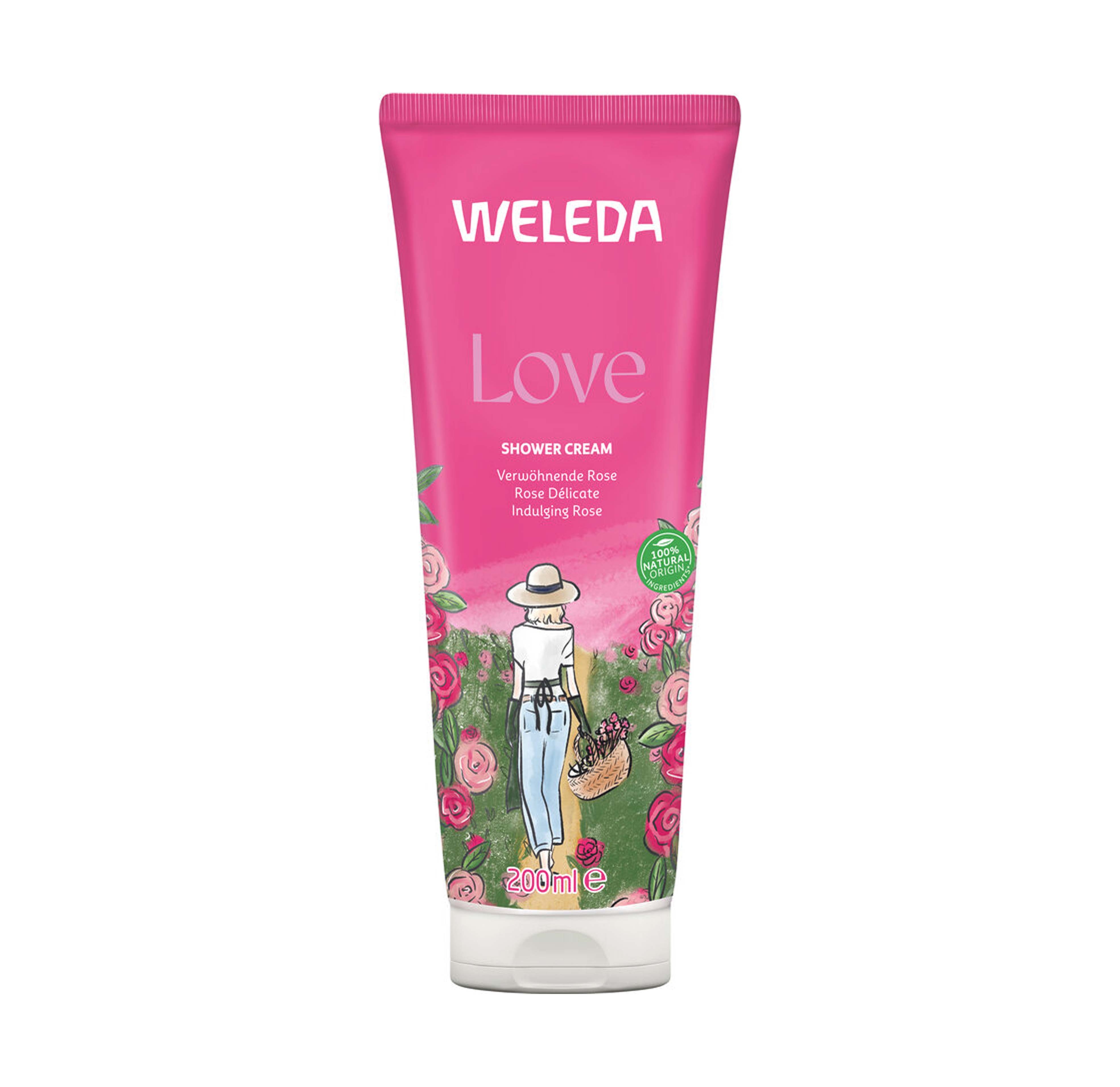 Love  Shower Cream Rose 200ml Weleda 