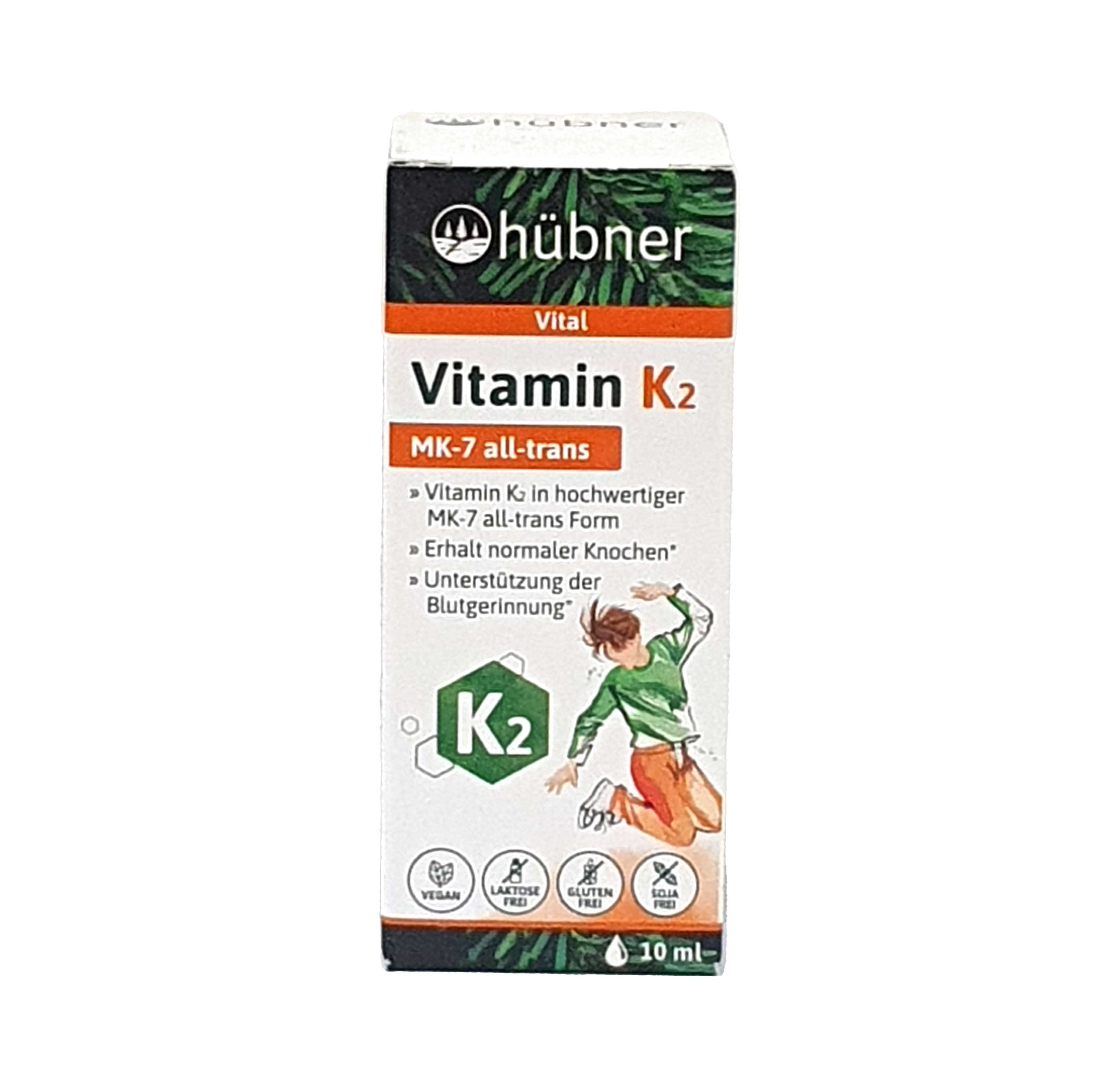   Vitamin K2 Tropfen 10ml Hübner