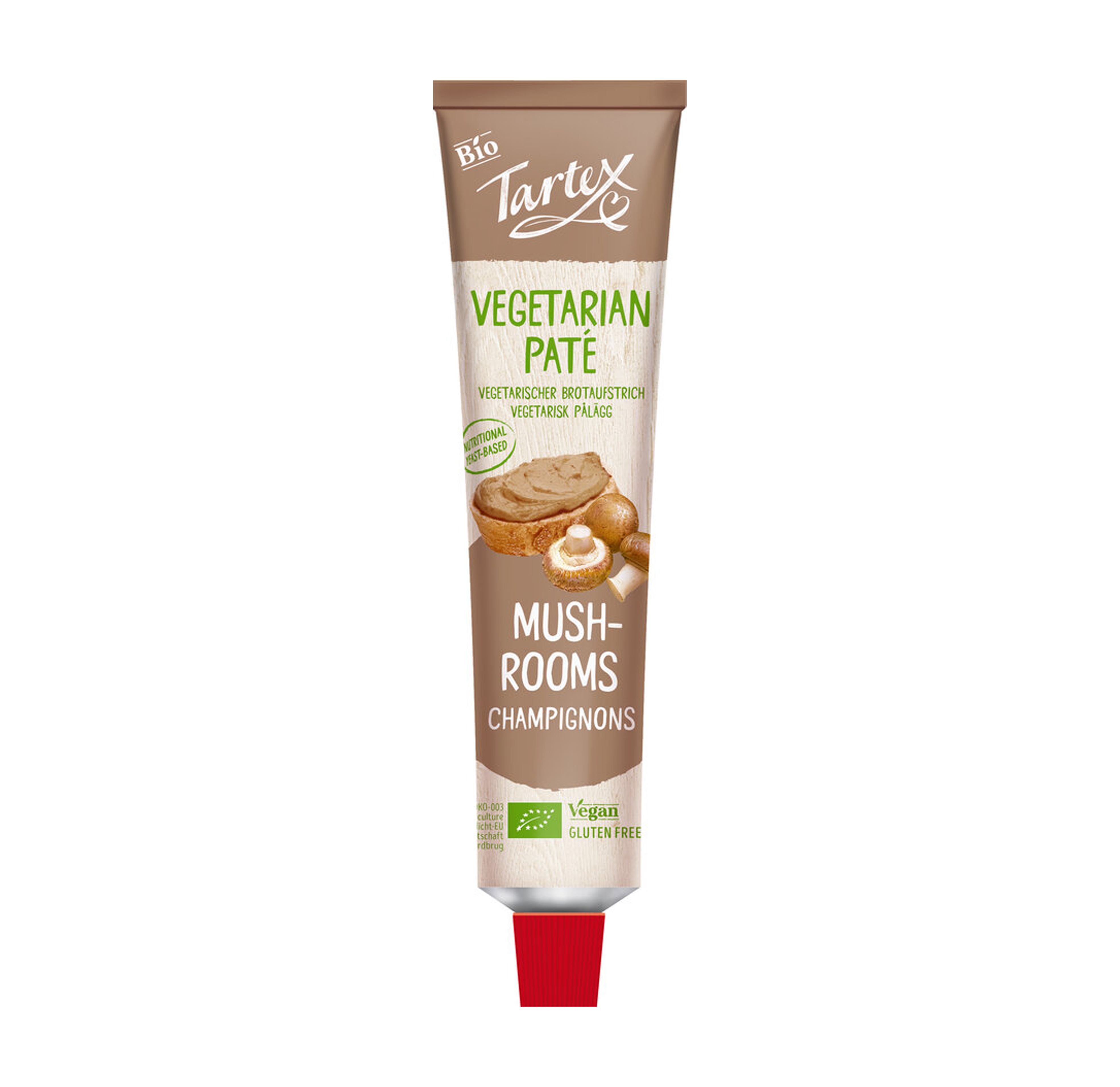  Pastete Champignon Bio Brotaufstrich 200g Tartex