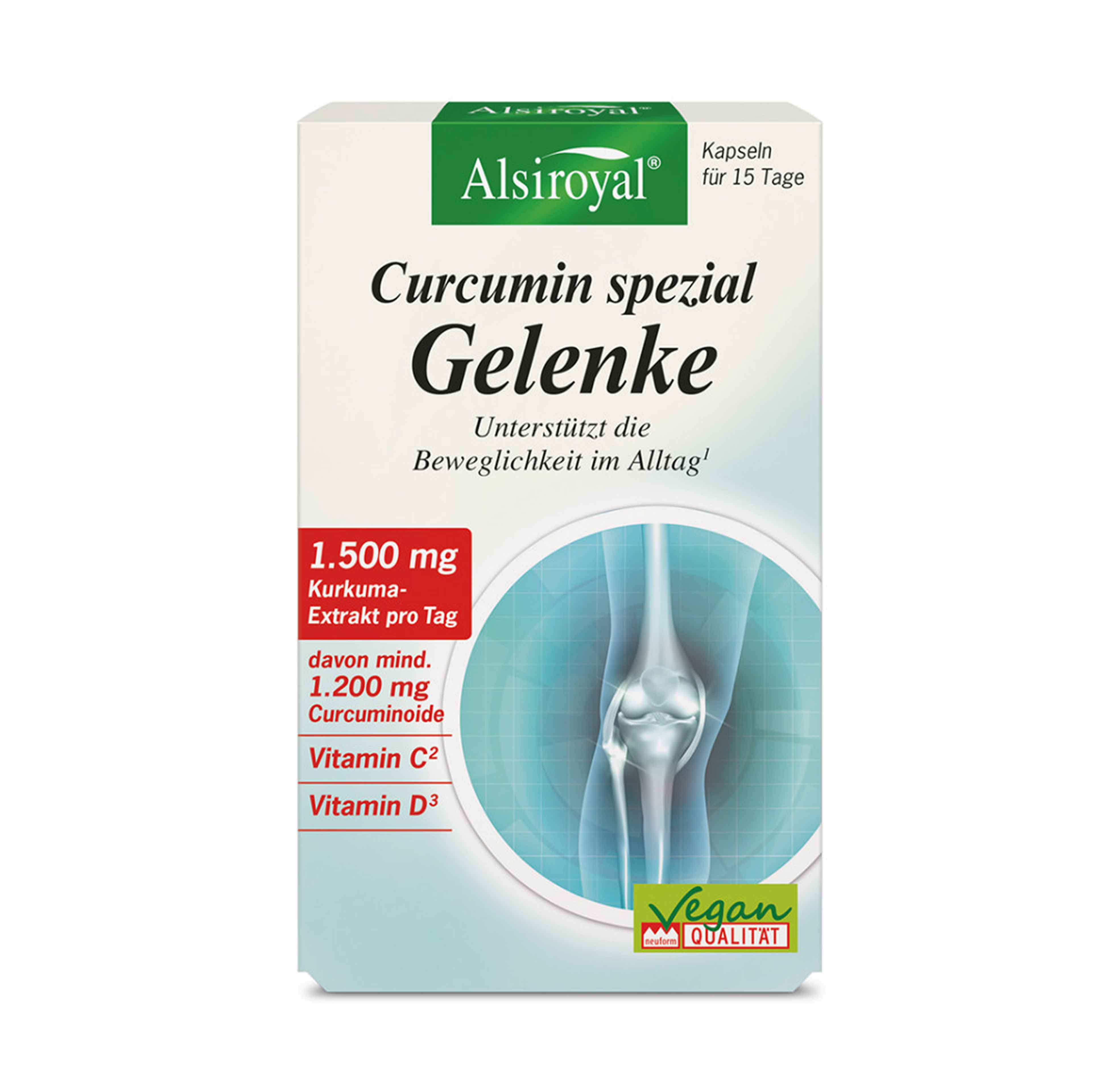 Curcumin spezial Gelenke 45 Stück Alsiroyal 