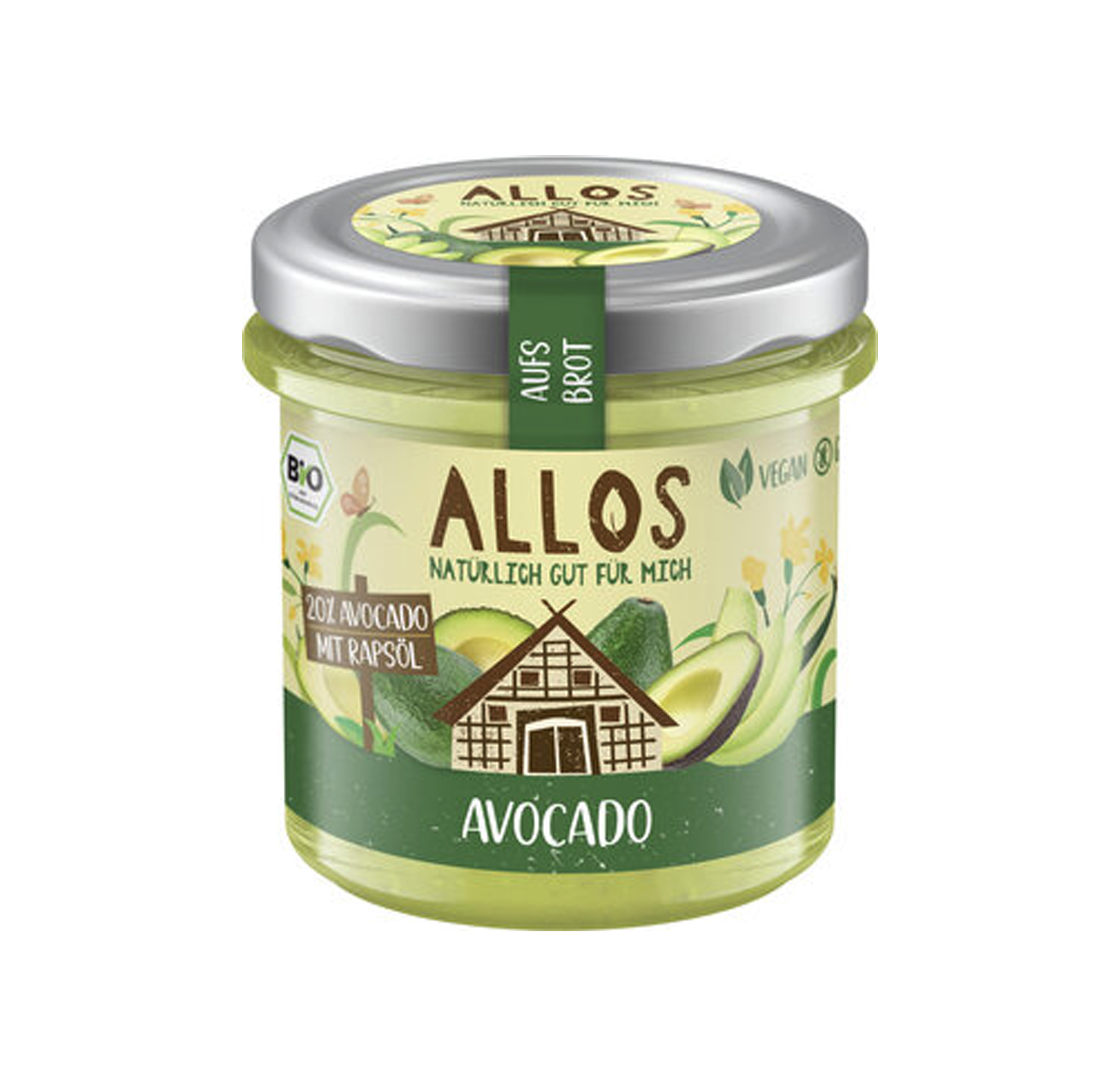 Aufstrich "Aufs Brot" Avocado Bio 140g Allos