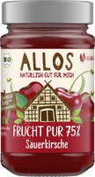 Allos Frucht Pur 75% Aufstrich Sauerkirsche bio 250g