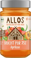 Allos Frucht Pur 75% Aufstrich Aprikose bio 250g