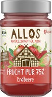 Allos Frucht Pur 75% Aufstrich Erdbeere bio 250g