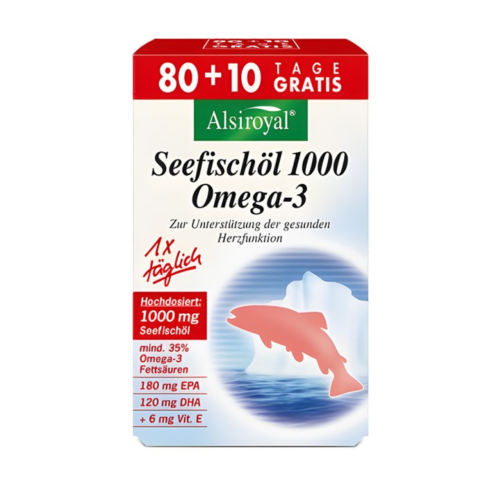 Seefisch 1000 Omega3 80 Stk. Alsiroyal