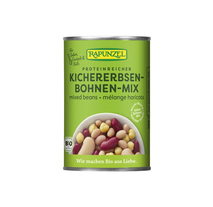 Kichererbsen-Bohnen-Mix 400g Rapunzel