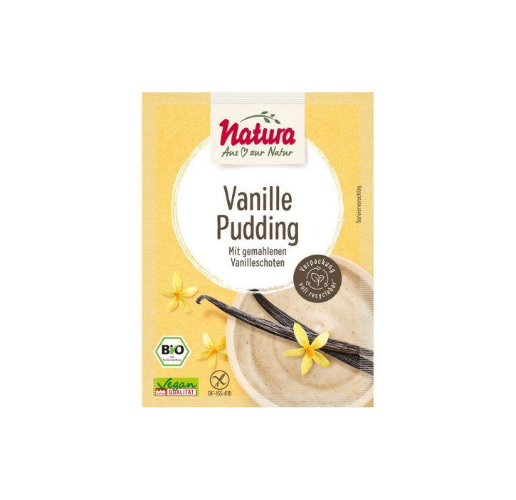 Bio Pudding Bourbon-Vanille , 3 Stk