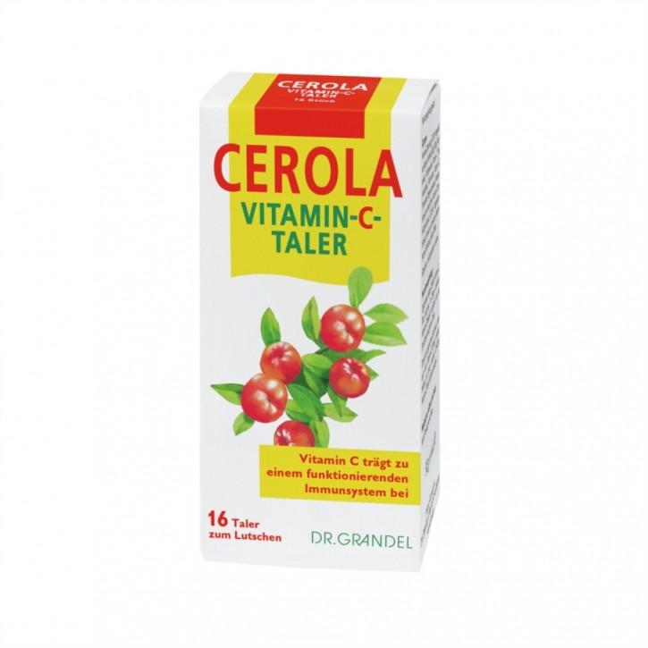 Cerola Vitamin C Taler Dr. Grandel 16Stk