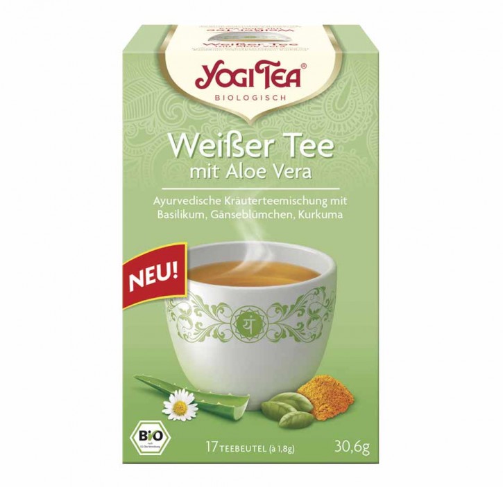 Yogi Tea  Weißer Tee mit Aloe Vera Bio, 17St