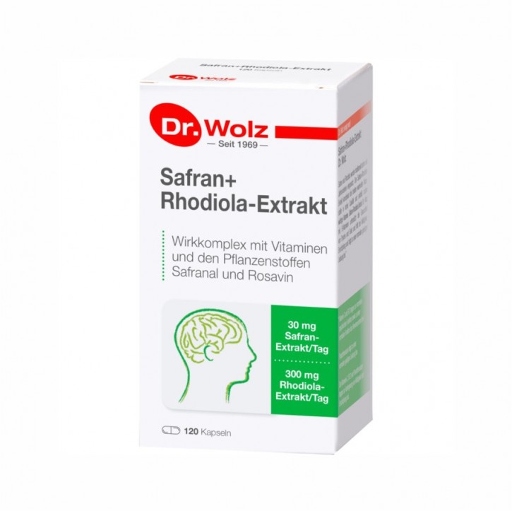 Safran+Rhodiola-Extrakt Dr. Wolz 120Stk