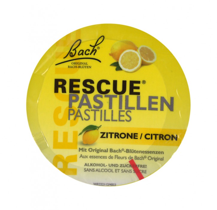 Rescue Pastillen Zitrone Dr. Bach 50g