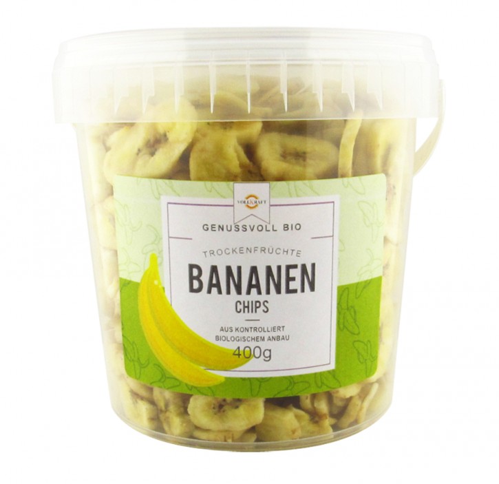 Bananenchips bio 400g Box Vollkraft