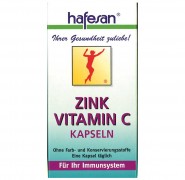 Zink + Vitamin C Kapseln Hafesan 60Stk