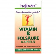 Vitamin B + Folsäure + Biotin Kapseln Hafesan 60Stk