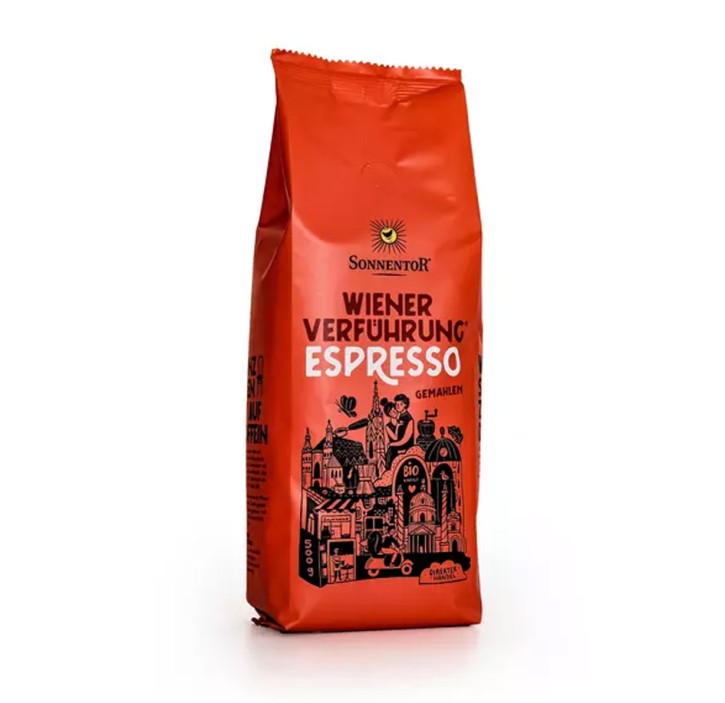 Espresso Kaffee gemahlen bio 500g Sonnentor