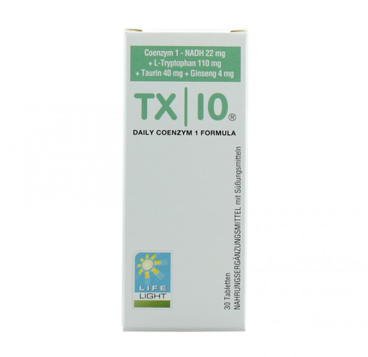 TX | 10, 22 mg NADH + Tryptophan, 30 Lutschpastillen