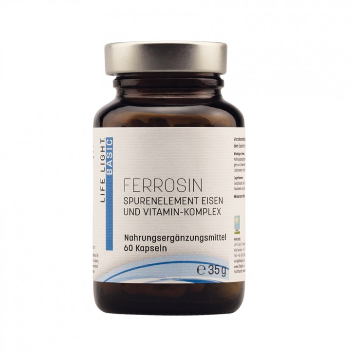 Ferrosin, Eisen-Vitaminkomplex 60 Kapseln Life Light