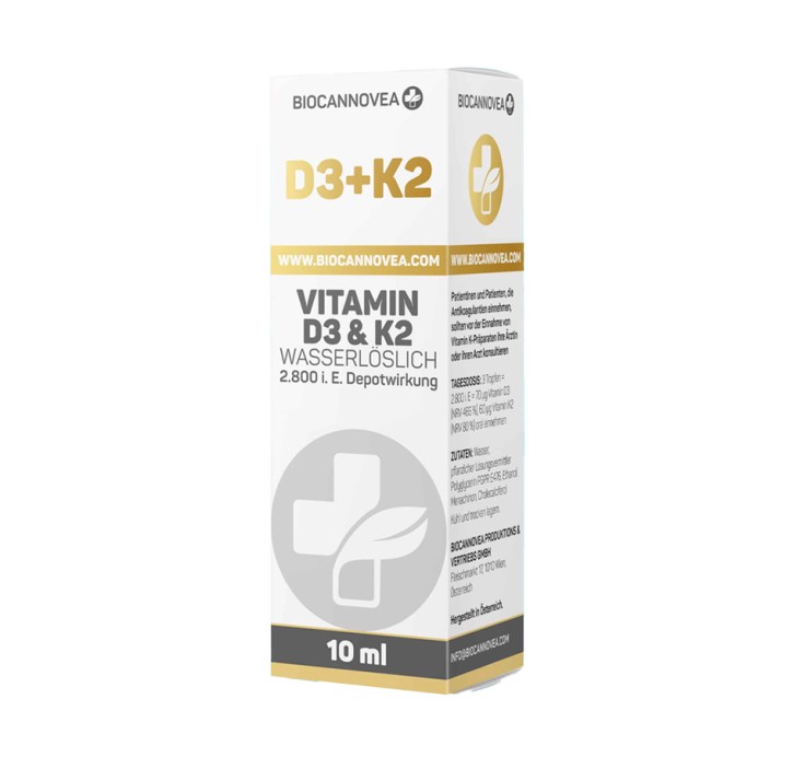 Vitamin D3 + K2 Tropfen10ml Biocannovea