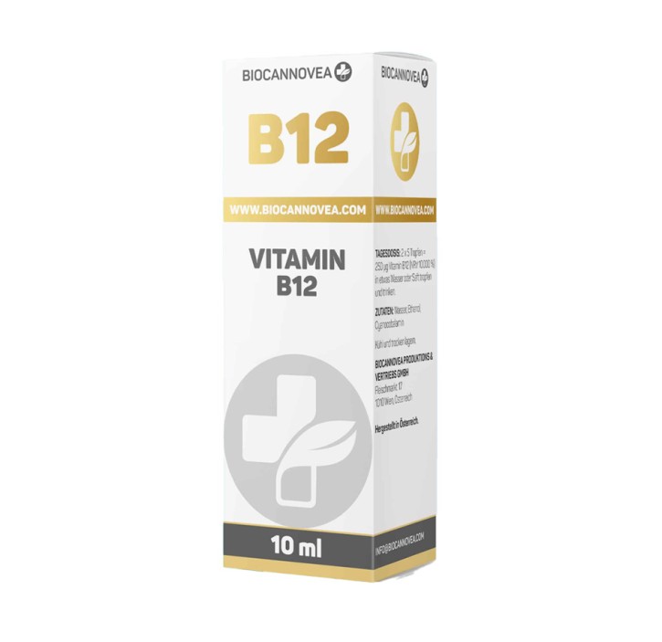 Vitamin B12  Tropfen 10ml  Biocannovea