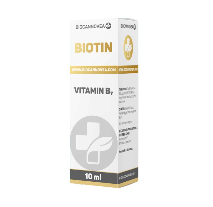 Biotin – Vitamin B7 Tropfen 10ml Biocannovea