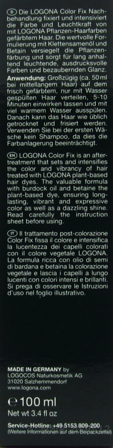 Logona Color Fix Nachbehandlung Logona 150ml-4017645021570