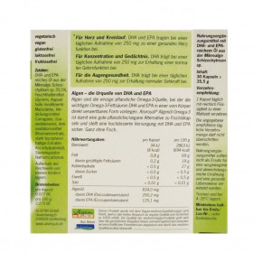 Algenöl pflanzlich OMEGA 3 30Stk. Alsiroyal