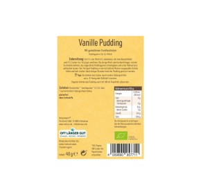 Bio Pudding Bourbon-Vanille , 3 Stk