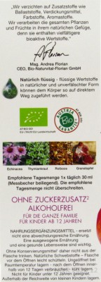 Echinacea Granatapfel Elixier bio Florian Naturvital 330ml
