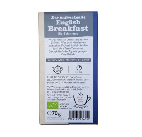 Der aufweckende English Breakfast Tee lose bio 70g Sonnentor