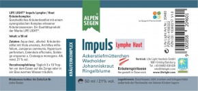 Alpensegen Lymphe + Haut Kräuterkomplex 50ml Life Light